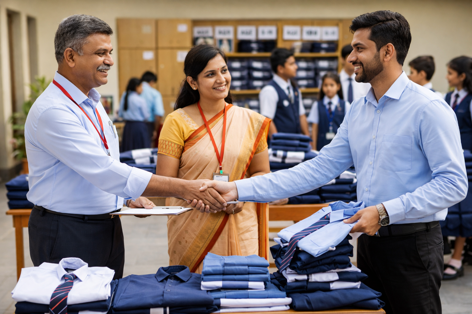 School management meeting