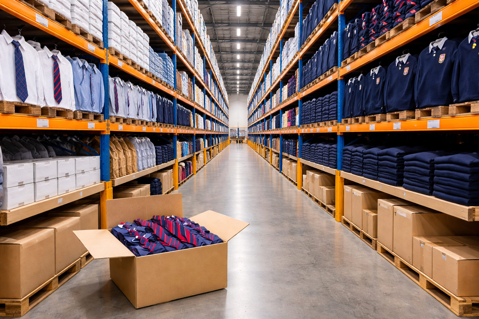 Supply chain infographic